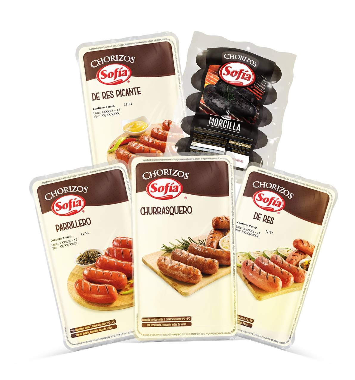 3X2. CHORIZOS AL VACIO DE 5 UNIDADES