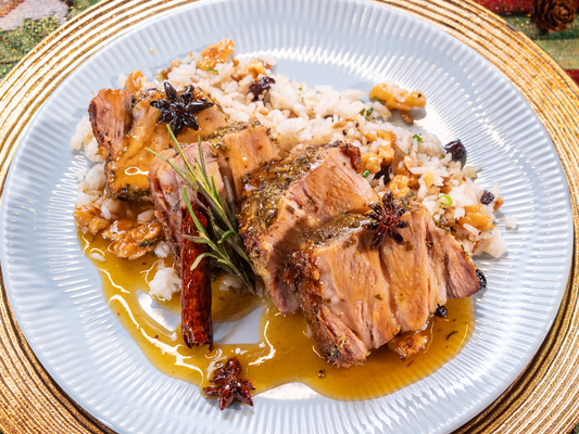 BONDIOLA DE CERDO EN SALSA DE NARANJA