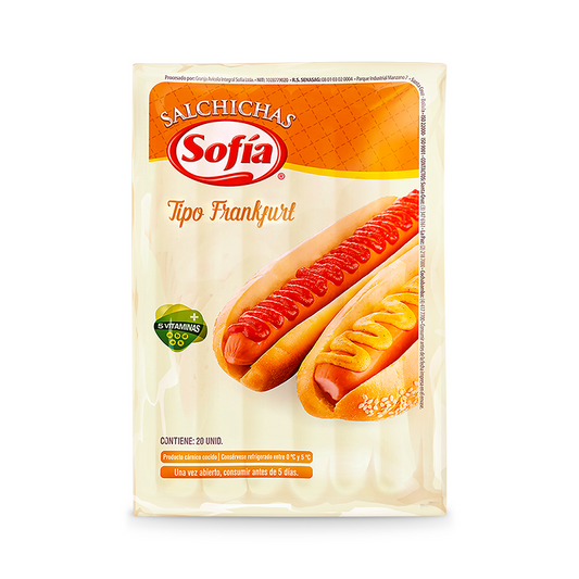 -20%. SALCHICHA FRANKFURT DE 14 CM. AL VACIO (10 UND)