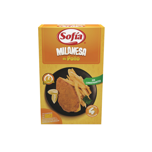 MILANESA DE POLLO CAJA.